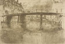 Bridge, Amsterdam, 1889. Creator: James Abbott McNeill Whistler