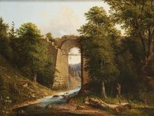 Bridge in Czerna, 1848. Creator: Aleksander Plonczynski