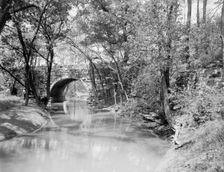 Bridge in Cherokee Park, Louisville, Ky., between 1900 and 1910. Creator: Unknown