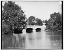 Bridge in the park, Buffalo, N.Y., between 1900 and 1906. Creator: Unknown