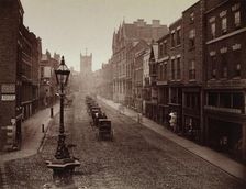 Bridge Street, Chester, 1865. Creator: Augustus Kelham (British, 1819-1897)