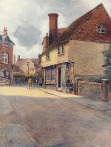 Bridge Street Corner, Godalming 1911, (1914). Artist: James S Ogilvy