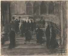 Bridge, Venice, c. 1900-1920. Creator: Eugene Laurent Vail