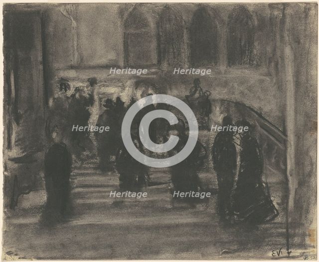 Bridge, Venice, c. 1900-1920. Creator: Eugene Laurent Vail.