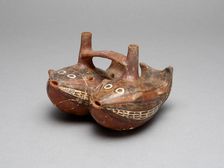 Bridge Vessel in the Form of a Pair of Interlocked Fish, 180 B.C./A.D. 500. Creator: Unknown