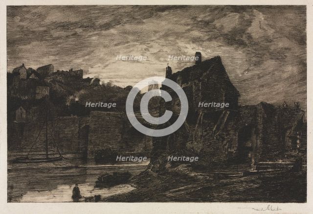Bridgenorth, 1885. Creator: Frank Short (British, 1857-1945).