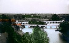Bridges at Stratford-upon-Avon, Warwickshire, 1926.Artist: Cavenders Ltd
