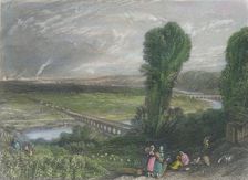 Bridges of St. Cloud and Sevres c1835. Creator: J Radclyffe