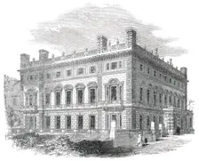 Bridgewater House - architect, Charles Barry, Esq., R.A., 1850. Creator: Unknown