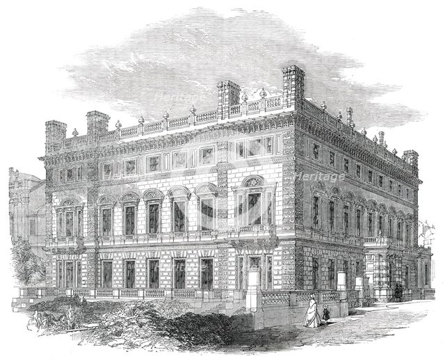 Bridgewater House - architect, Charles Barry, Esq., R.A., 1850. Creator: Unknown.