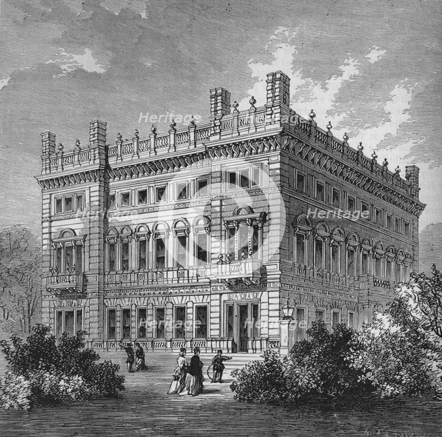 Bridgewater House, Westminster, London, c1875 (1878). Artists: Unknown, Sir Charles Barry.