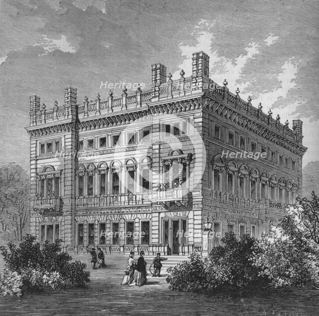 Bridgewater House, Westminster, London, c1875 (1878). Artists: Unknown, Sir Charles Barry.