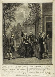Bridget in Love, c.1755. Creator: Pierre Tanje