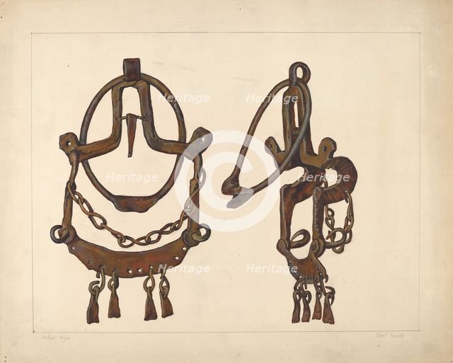 Bridle Bit, 1935/1942. Creator: Cecil Smith.