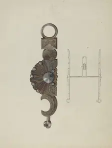 Bridle Bit, c. 1936. Creator: Gerald Transpota