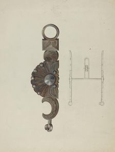 Bridle Bit, c. 1936. Creator: Gerald Transpota