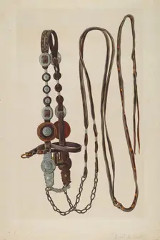 Bridle, c. 1938. Creator: Cecil Smith