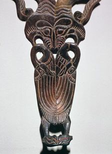 Bridle decoration representing a horned tiger and two swans, 5th century BC