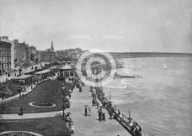 'Bridlington - Looking Down the Prince's Parade', 1895. Artist: Unknown.