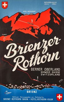 Brienz Rothorn Railway. Bernese Oberland, 1949. Creator: Gander; Adolf (1902-1954)