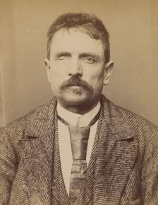 Briet. Albert, Louis. 44 ans, né à Lyon (Rhône). Boulanger. Anarchiste. 4/3/94., 1894. Creator: Alphonse Bertillon