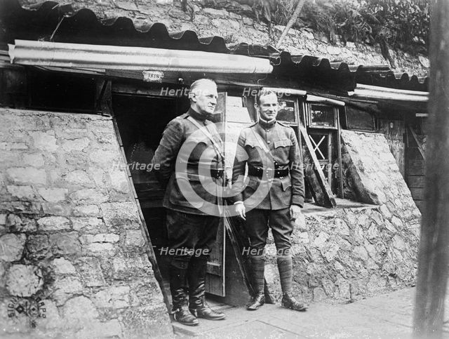Brig. Gen. Frank E. Bamford & Col. D.K. Major, 25 Oct 1918. Creator: Bain News Service.