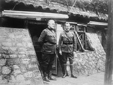 Brig. Gen. Frank E. Bamford & Col. D.K. Major, 25 Oct 1918. Creator: Bain News Service