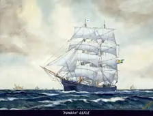 Brig Punch, (c1860s). Creator: B Lundstrom