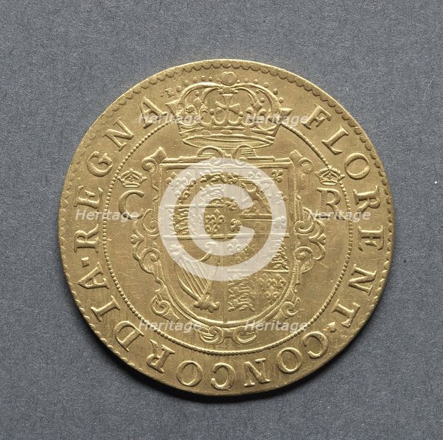 Briot Unite (reverse), 1631-1632. Creator: Unknown.
