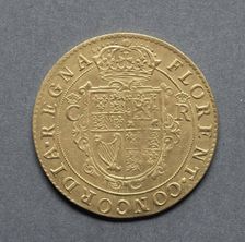 Briot Unite (reverse), 1631-1632. Creator: Unknown