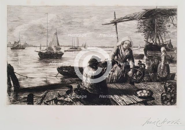 Brimming, Holland, 1875-1899. Creator: James Clarke Hook.