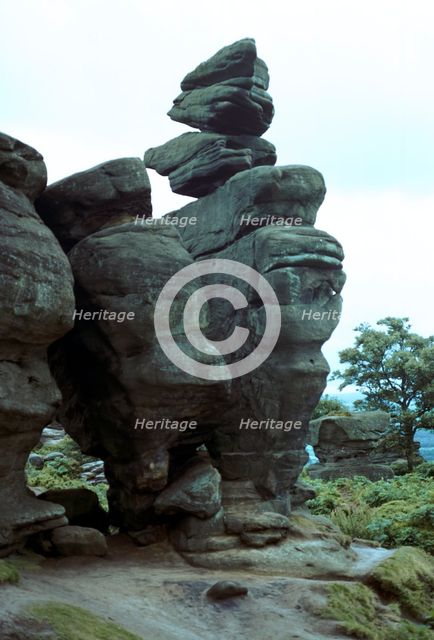 Brimham Rocks. Artist: Unknown