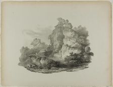 Brimham Rocks, near Pateley Bridge Yorkshire, 1821. Creator: Francis Nicholson
