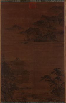 Bringing a Lute to an Immortal's Pavilion, 14th century. Creator: Unknown