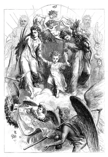 Bringing in the New Year, 1871. Creator: Unknown