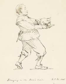 Bringing in the Boar's Head, 1845. Creator: Richard Caton Woodville