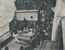 Bringing the Body on Deck c1900, (1910)