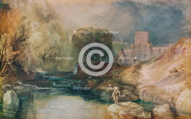 'Brinkburn Priory, Northumberland', c1830. Artist: JMW Turner.