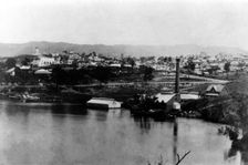 Brisbane Gas Works near Petrie Bight, Brisbane, c1868. Creator: Unknown