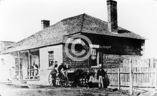 Brisbane General Hospital, George Street, Brisbane, 1865. Creator: Unknown.