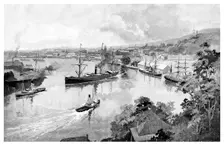 Brisbane From Bowen Terrace 1886