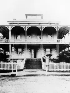 Brisbane School of Arts, Ann Street, Brisbane, 1879. Creator: Unknown