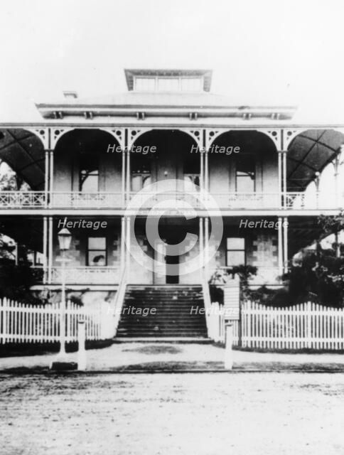 Brisbane School of Arts, Ann Street, Brisbane, 1879. Creator: Unknown.