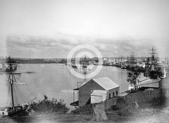 Brisbane River, south-east Queensland, Australia, 1870-1880. Artist: Unknown