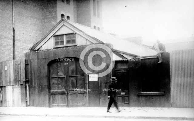 Brisbane's first Fire Station, c1869. Creator: Unknown.