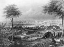 Brisbane view from South Brisbane, taken from Stephen's Hill,1873. Creator: JC Armytage
