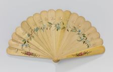 Brisé fan made of wood, 1885. Creator: Sigisbert Chrétien Bosch Reitz
