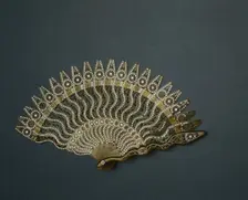 Brisé Fan, c. 1825. Creator: Unknown