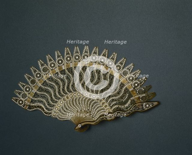 Brisé Fan, c. 1825. Creator: Unknown.