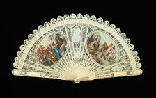Brisé fan, French, 1800-1810. Creator: Unknown